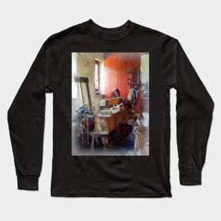 Building Trades - Blacksmith Shop Near Windows Long Sleeve T-Shirt